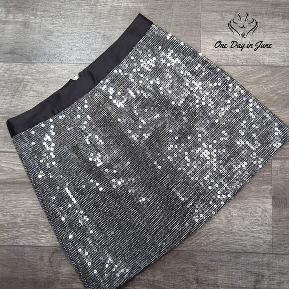 mark. Sequin Mini Skirt Size L - Picture 1 of 5